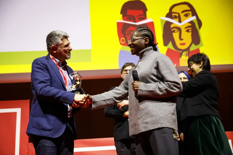 Immagine per la finale della X edizione, del Premio Strega Ragazze e Ragazzi. Più Libri Più Liberi, 5/12/2025. Credits MUSA